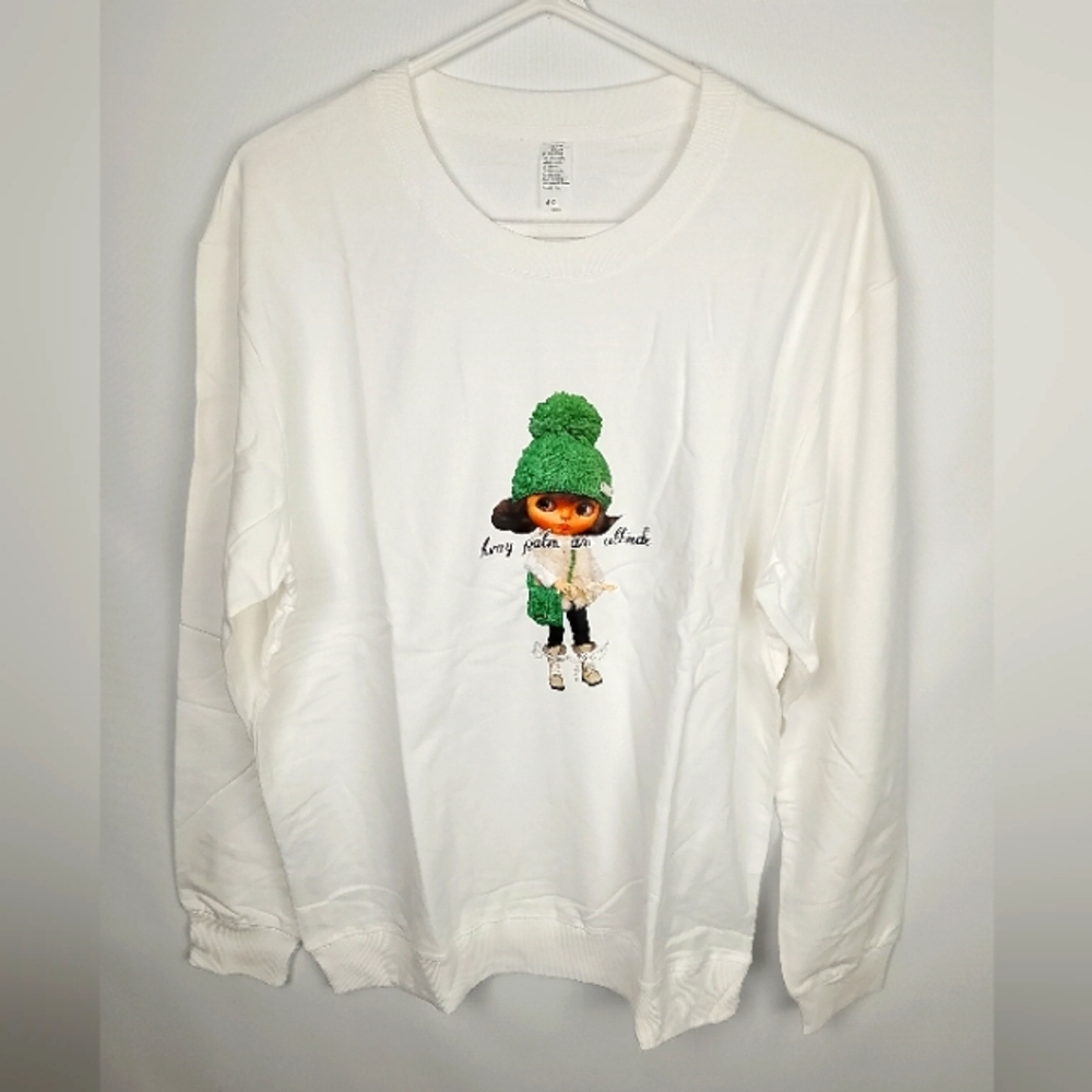 Brand New white sweatshirt 4XL
